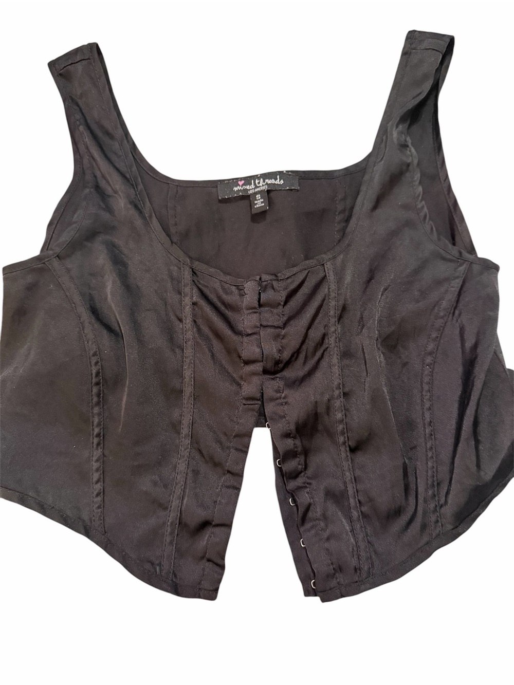Mixed Bundle Women's Crop & Tank Top Bundle - Black + Yellow Tie-Dye - Picture 4 of 9